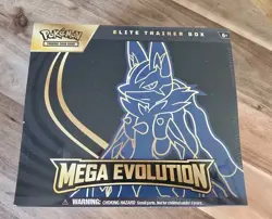 Pokemon TCG Mega Evolution Elite Trainer Box Mega Lucario ETB Sealed New - Image 1