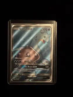 Pokemon TCG Lapras GX Sun Moon 139/149 Holo Full Art Ultra Rare - Image 1