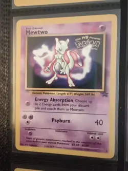 Pokemon TCG WoTC Promo Mewtwo Pokemon The First Movie NM - Image 1