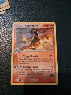 Pokemon TCG Team Magma's Houndoom EX Team Magma vs Team Aqua Card 34/95 - Image 1