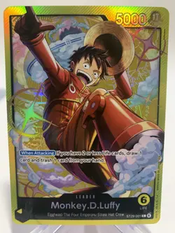 Monkey.D.Luffy (001) ST29-001 Starter Deck 29: Egghead Foil NM One Piece - Image 1