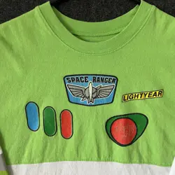 Disney Toy Story Space Ranger Buzz Lightyear Spirit Jersey Size M *RARE* - Image 3