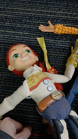 Disney Toy Story Pixar Woody And Jessie Talking Pull String Dolls Toys Works - Image 2