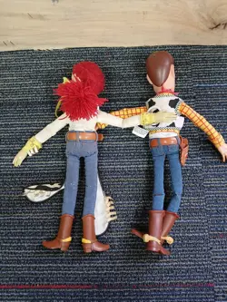 Disney Toy Story Pixar Woody And Jessie Talking Pull String Dolls Toys Works - Image 3