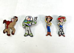Toy Story Disney Trading Pins Set Of 4 Woody Bullseye Buzz Light Year Jessie - Image 1