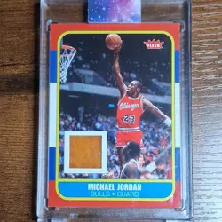 Fleer Game-Used Memorabilia Michael Jordan Chicago Bulls 2007 NBA Trading Card - Image 2