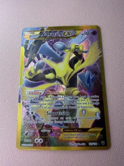 Alakazam EX 125/124 Fates Collide Gold Secret Rare Pokemon TCG - Image 1