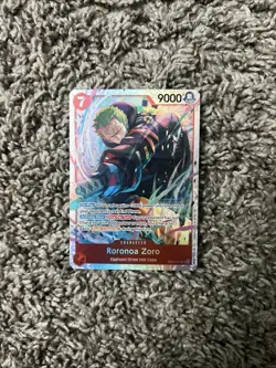 One Piece Roronoa Zoro 9000 Power Rush Egghead EB04-007 Card - Image 1