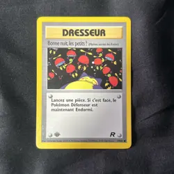 Pokemon Card No.79/82 Sleep! (Rocket's Secret Machine) French 1st Ed. T.R N/M - Image 1