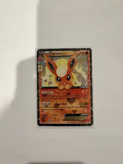 Pokemon TCG Flareon EX Holo Rare Card Generations Radiant Collectible RC6/RC32 - Image 1