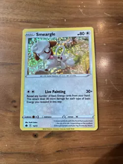 2021 Pokemon Smeargle Holo #15/15 McDonalds 25th Anniversary Trading Card #10 - Image 1