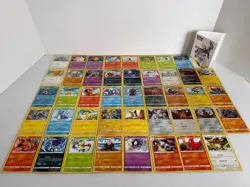 Lot of 43 Pokemon Cards in Card Collector Binder - Image 1