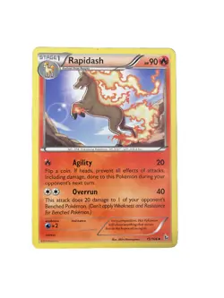 Rapidash 15/106 - Flashfire - Uncommon - Pokemon Card TCG - Image 1