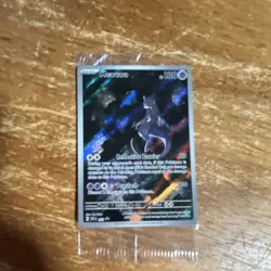 Mewtwo SVP 052 Holo Promo Psychic 130 HP English Pokemon TCG Card 2024 - Image 2