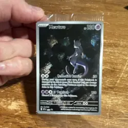 Mewtwo SVP 052 Holo Promo Psychic 130 HP English Pokemon TCG Card 2024 - Image 4