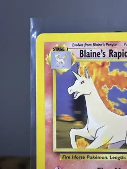 Pokemon TCG Gym Challenge Blaine's Rapidash 33/132 Regular Uncommon Card - Image 2