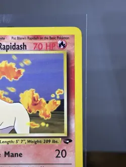Pokemon TCG Gym Challenge Blaine's Rapidash 33/132 Regular Uncommon Card - Image 3