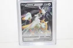 2022 Pokemon Arceus V Metal Card Ultra-Premium Collection #122/172 CGC 9 ERROR - Image 5