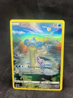 Pokemon Crown Zenith Galarian Gallery Lapras Full Art Rare Holo Card GG05/GG70 - Image 2