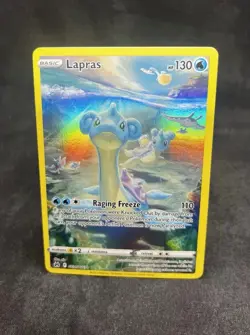 Pokemon Crown Zenith Galarian Gallery Lapras Full Art Rare Holo Card GG05/GG70 - Image 5
