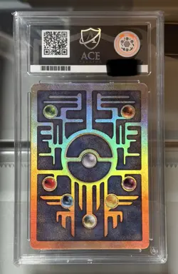Pokemon Ancient Mew 2000 Movie Promo Cosmos Holo Graded ACE 9 Mint With 2 Swirl - Image 2