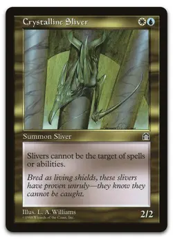Crystalline Sliver (NM) Stronghold STH Magic MTG - Image 1