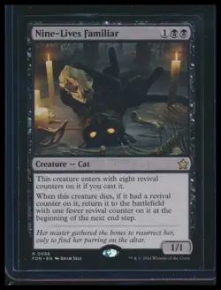 MTG-Nine-Lives Familiar- Foundations- Rare - Image 1