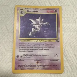 POKEMON Card FOSSIL HAUNTER #6/62 Black Star Rare Holo Foil Shiny Beauty NM-M - Image 1