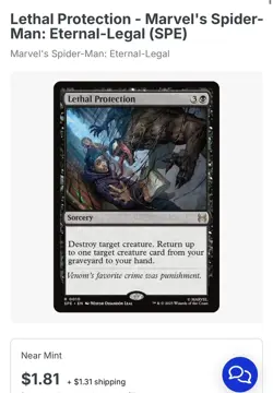 Magic: The Gathering NM Spider-Man Lethal Protection (0010) - Image 1