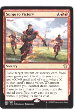 Surge to Victory #58 Commander 2021 Regular Rare - Image 1
