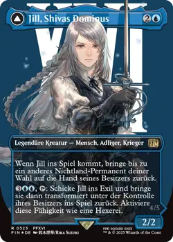 MTG Magic the Gathering FINAL FANTASY Jill Shivas Dominus (v.1) 378 deutsch rare - Image 1