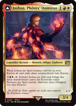 MTG Magic the Gathering Final Fantasy Joshua Phoenix's 229 Dominant rare - Image 1