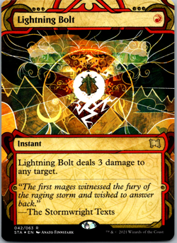Lightning Bolt (Foil Etched) Strixhaven: Mystical Archives NM Foil - Image 1
