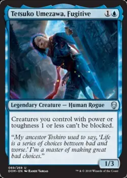 4x NM-Mint, English Regular Tetsuko Umezawa, Fugitive Dominaria magicmtg - Image 1