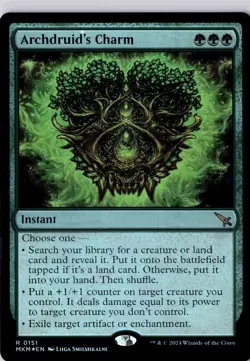 Archdruid's Charm Murders at Karlov Manor Foil NM R 0151 MISPRINT - Image 1