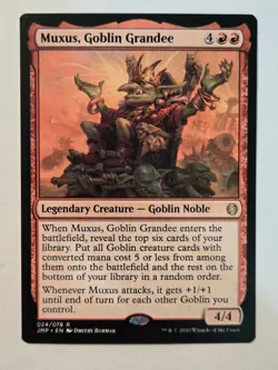 MTG Muxus, Goblin Grandee Jumpstart 024/078 Regular Rare - Image 2