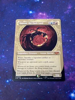 MTG Sauron, the Dark Lord (Showcase) Universes Beyond: The Lord of the Rings 329 - Image 1