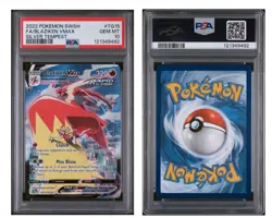 Blaziken VMAX PSA 10 GEM MINT Pokemon TG15 Silver Tempest Full Art ✨ - Image 1