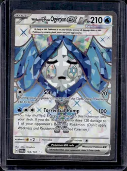 2024 Pokemon Twilight Masquerade Wellspring Mask Ogerpon ex #194/167 - Image 1
