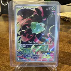 Bulbasaur 133/132 STAMPED Mega Evolution Illustration Rare - Image 1