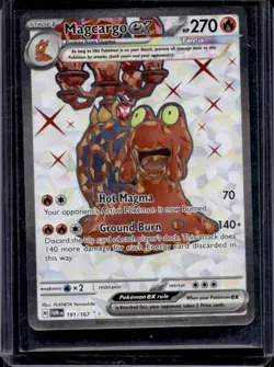 2024 Pokemon Twilight Masquerade Magcargo ex #191/167 - Image 1