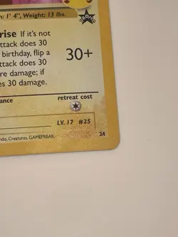 Pokemon TCG Birthday Pikachu Holo Rare Celebrations Card Mint Condition - Image 4