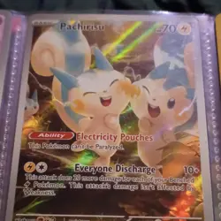 Pokemon Pachirisu 208/198 SV01 Scarlet & Violet Illustration Rare Holo Ability - Image 1