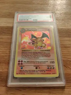 1999 WOTC Pokemon Base Set Shadowless Holo Charizard #4 PSA 2 Not 1st Edition - Image 2