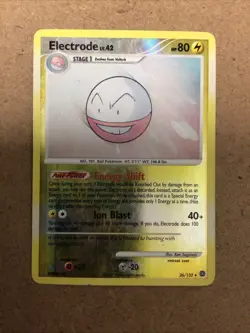 Pokemon TCG Card 2007 Secret Wonders - Electrode 26/132 Reverse Holo - Image 1