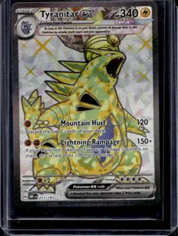 2023 Pokemon SV Obsidian Flames - OBF EN Tyranitar ex #211/197 - Image 1