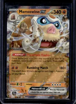 2025 Pokemon Journey Together Mamoswine ex #079/159 - Image 1