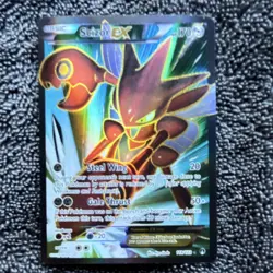 Pokemon Scizor EX Full Art Ultra Rare Holo Breakpoint 119/122 170 HP Basic Card - Image 1