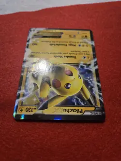 Pokemon Pikachu EX XY174 Black Star Promo 2016 Holo Card TCG - Image 5