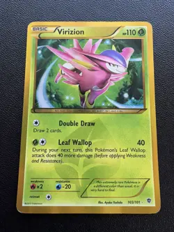 Pokemon Virizion (Secret) 103/101 Plasma Blast Holo - Image 1